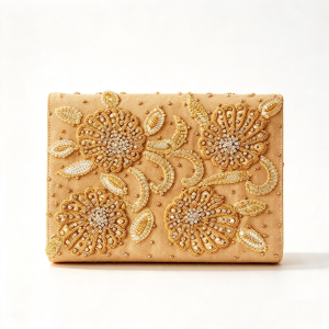 Golden Bloom Clutch
